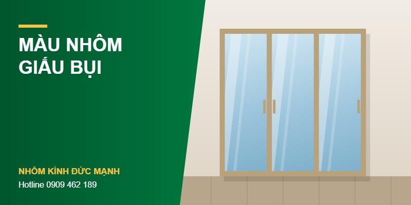 Màu nhôm nào ít bám bụi, ít lộ vết xước?